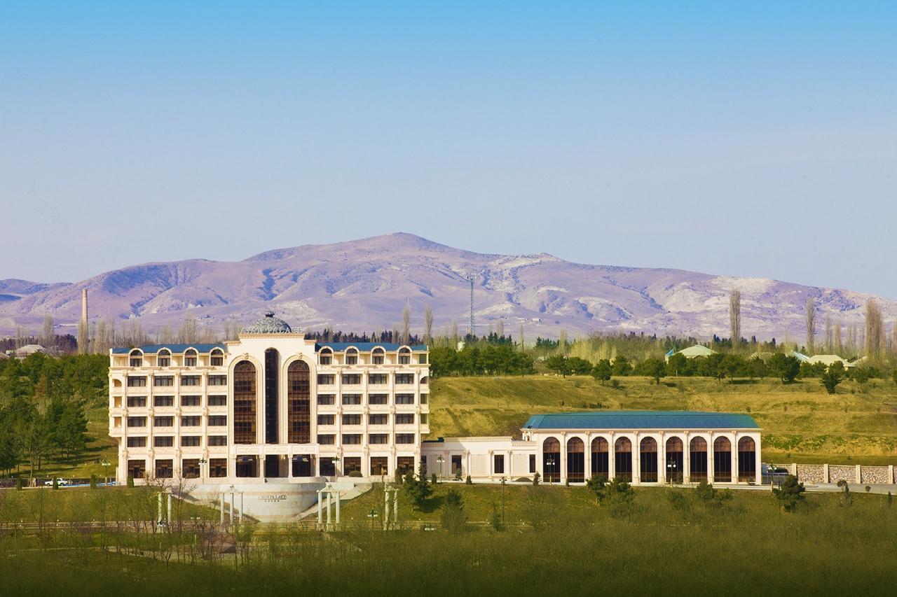 Ayan Palace Hotel Tovuz Exterior foto
