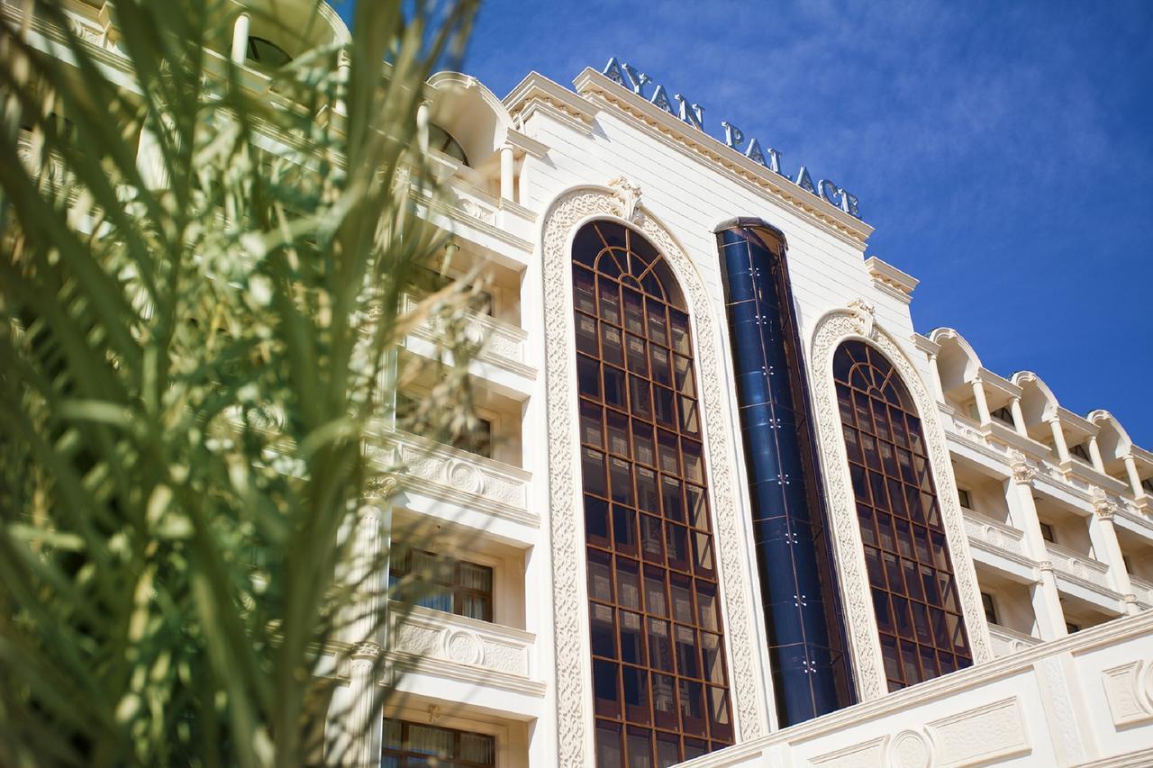 Ayan Palace Hotel Tovuz Exterior foto